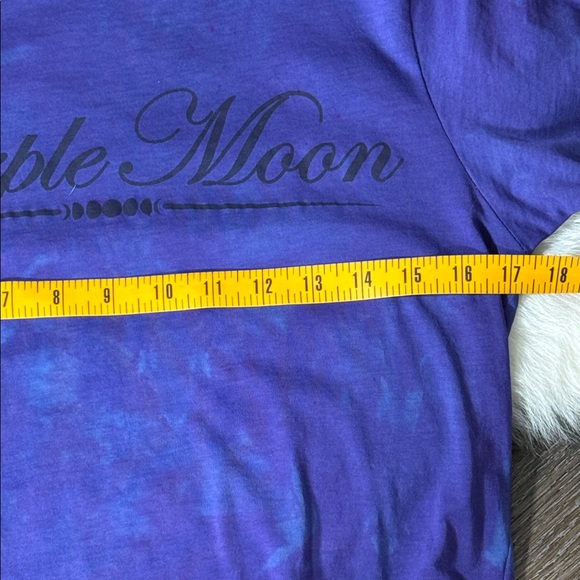 Spell Unique Custom Tie Dye Purple Moon T-Shirt Size X Small - Picture 8 of 9